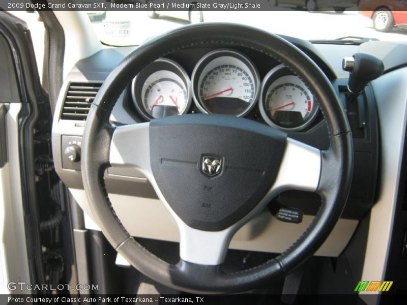 Modern Blue Pearl / Medium Slate Gray/Light Shale 2009 Dodge Grand Caravan SXT