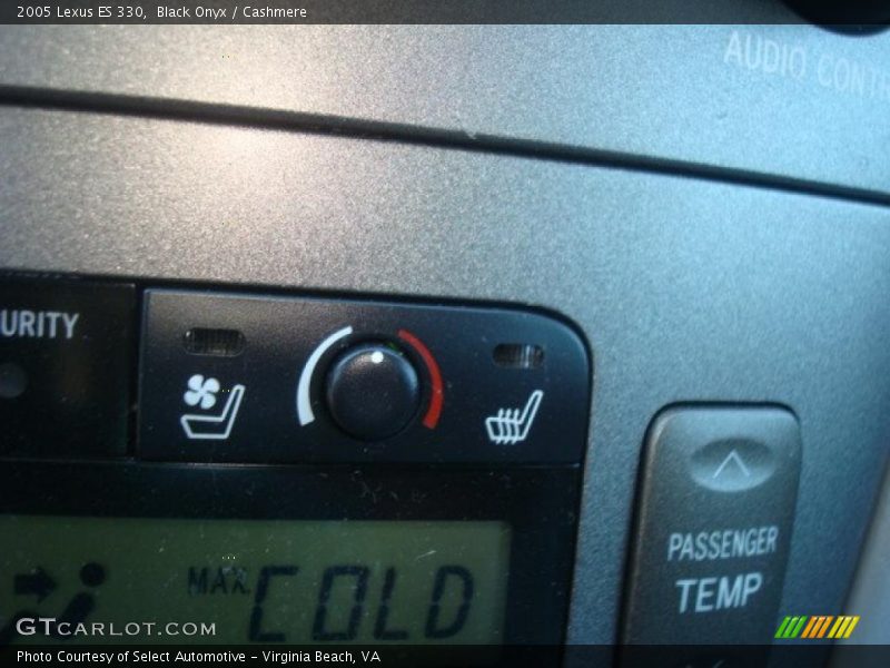 Black Onyx / Cashmere 2005 Lexus ES 330