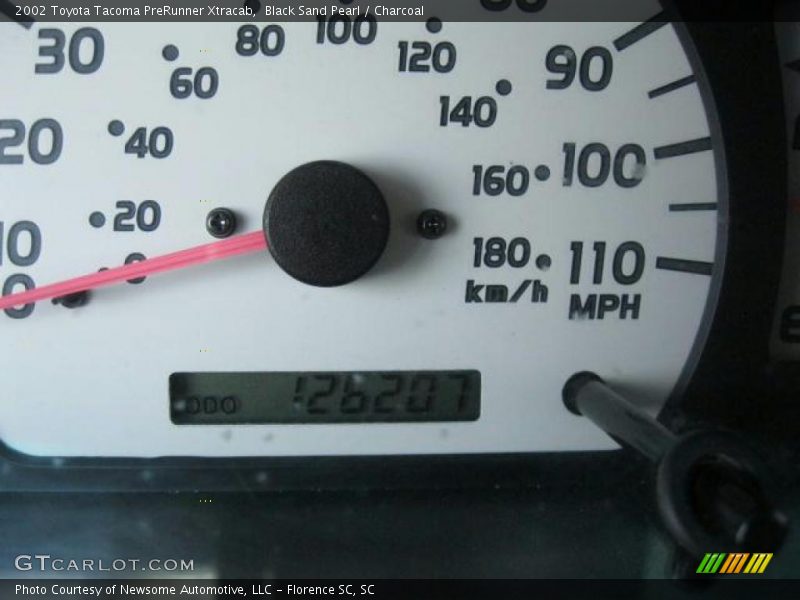 Black Sand Pearl / Charcoal 2002 Toyota Tacoma PreRunner Xtracab