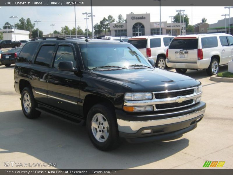 Black / Tan/Neutral 2005 Chevrolet Tahoe LT