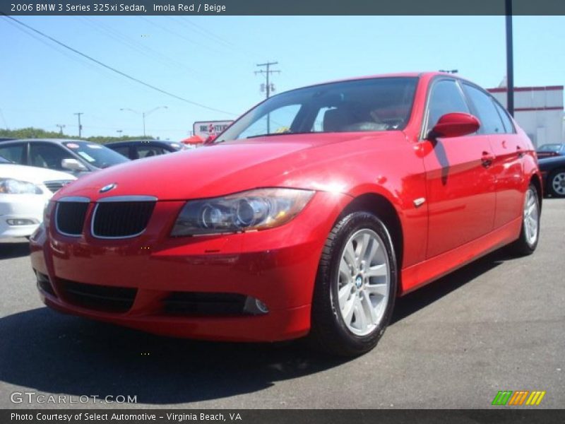 Imola Red / Beige 2006 BMW 3 Series 325xi Sedan