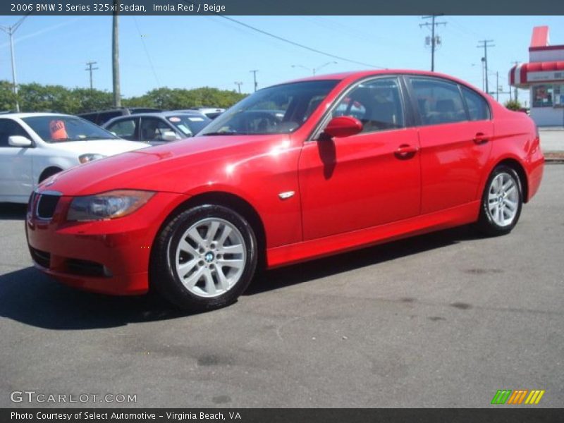 Imola Red / Beige 2006 BMW 3 Series 325xi Sedan