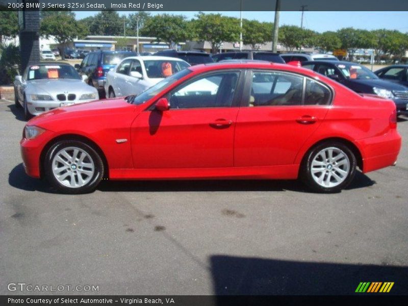 Imola Red / Beige 2006 BMW 3 Series 325xi Sedan