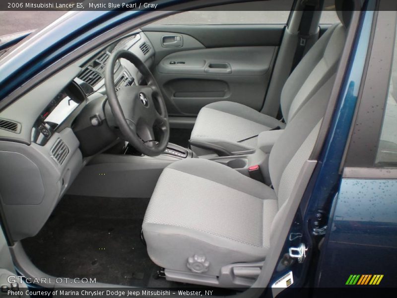 Mystic Blue Pearl / Gray 2006 Mitsubishi Lancer ES