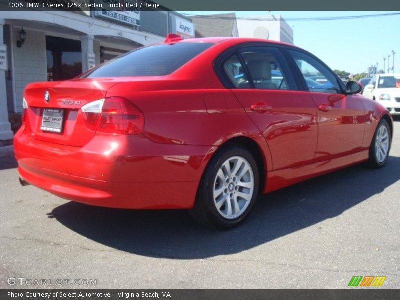 Imola Red / Beige 2006 BMW 3 Series 325xi Sedan