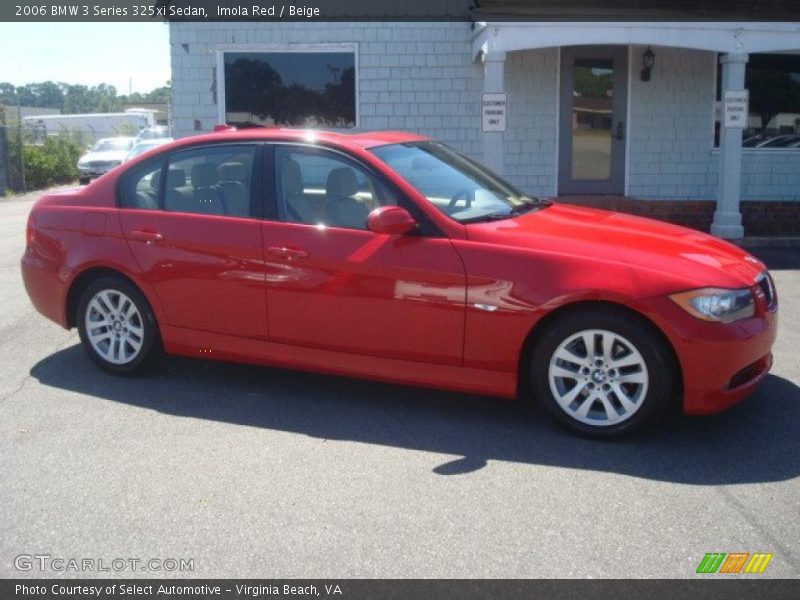 Imola Red / Beige 2006 BMW 3 Series 325xi Sedan