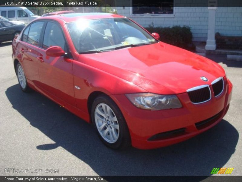 Imola Red / Beige 2006 BMW 3 Series 325xi Sedan