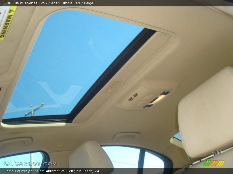 Imola Red / Beige 2006 BMW 3 Series 325xi Sedan