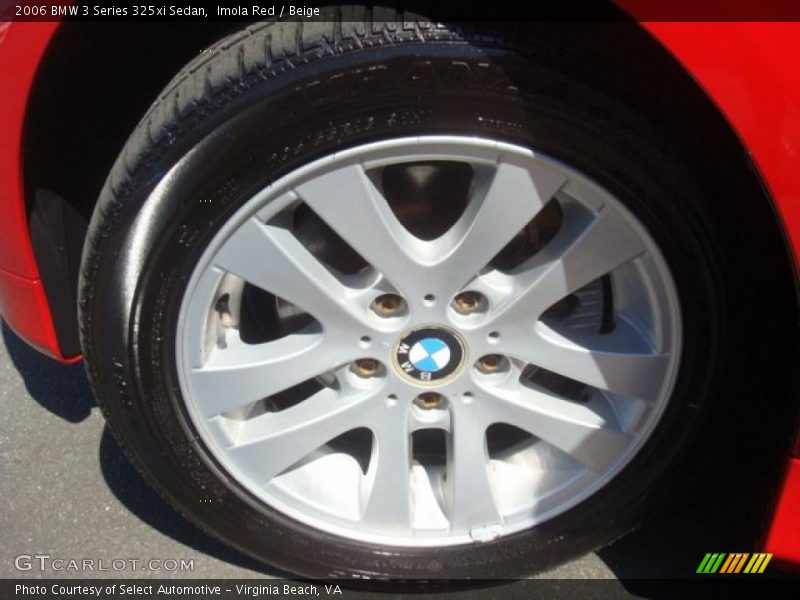 Imola Red / Beige 2006 BMW 3 Series 325xi Sedan