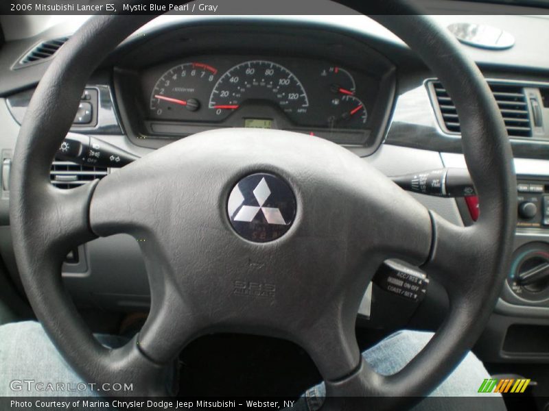 Mystic Blue Pearl / Gray 2006 Mitsubishi Lancer ES