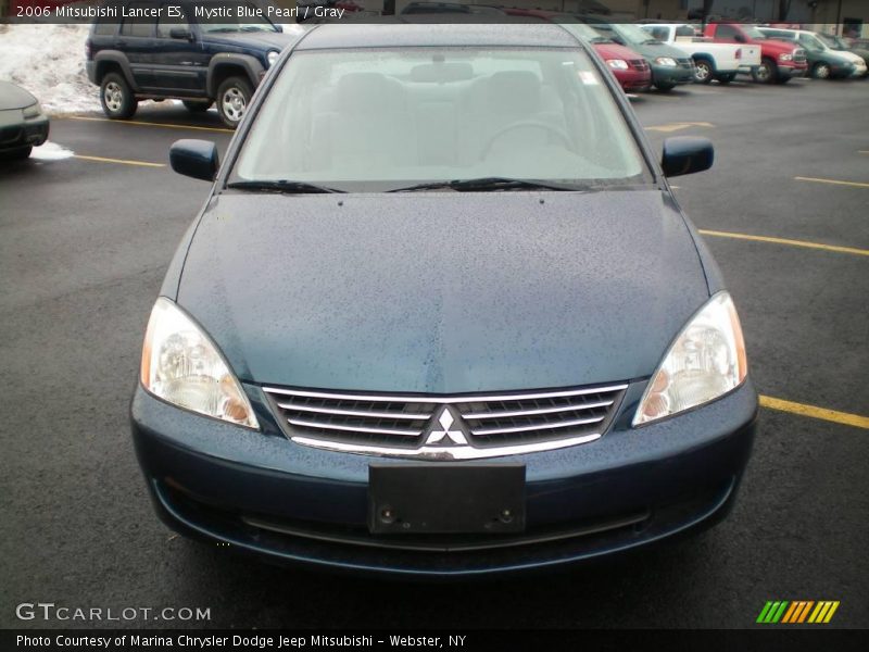 Mystic Blue Pearl / Gray 2006 Mitsubishi Lancer ES