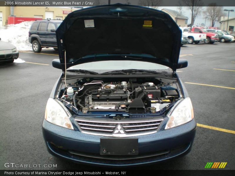 Mystic Blue Pearl / Gray 2006 Mitsubishi Lancer ES