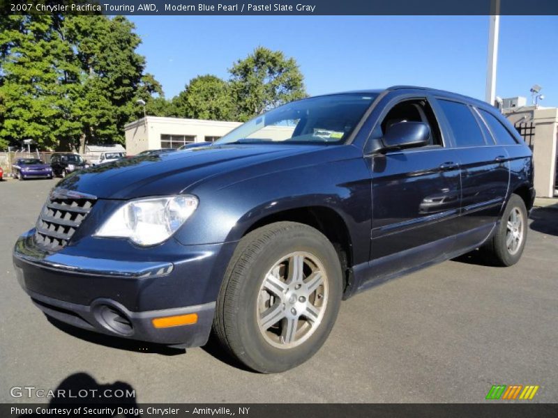 Modern Blue Pearl / Pastel Slate Gray 2007 Chrysler Pacifica Touring AWD