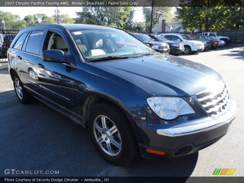 Modern Blue Pearl / Pastel Slate Gray 2007 Chrysler Pacifica Touring AWD