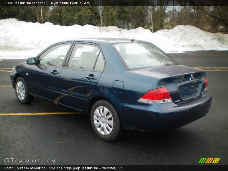 Mystic Blue Pearl / Gray 2006 Mitsubishi Lancer ES