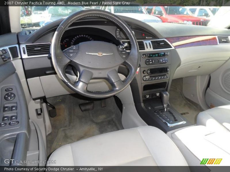 Modern Blue Pearl / Pastel Slate Gray 2007 Chrysler Pacifica Touring AWD