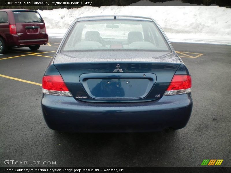 Mystic Blue Pearl / Gray 2006 Mitsubishi Lancer ES