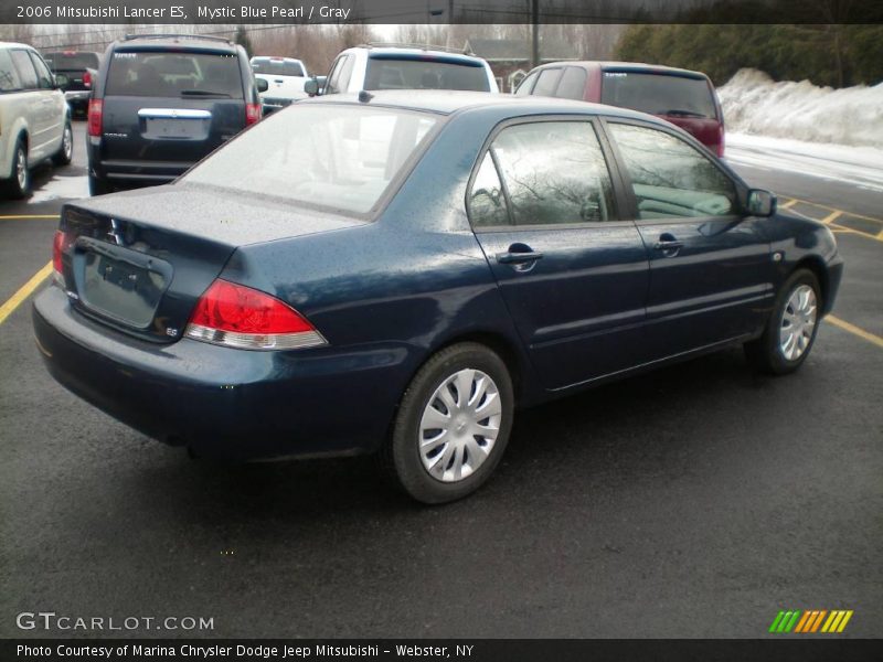 Mystic Blue Pearl / Gray 2006 Mitsubishi Lancer ES