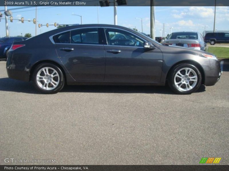 Grigio Gray Metallic / Ebony 2009 Acura TL 3.5