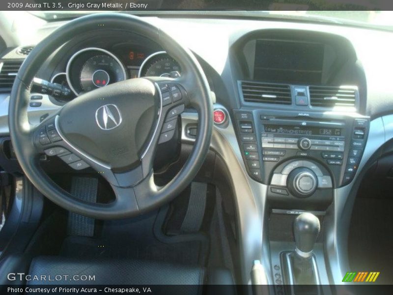 Grigio Gray Metallic / Ebony 2009 Acura TL 3.5