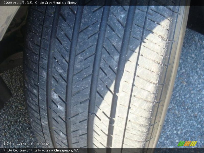 Grigio Gray Metallic / Ebony 2009 Acura TL 3.5