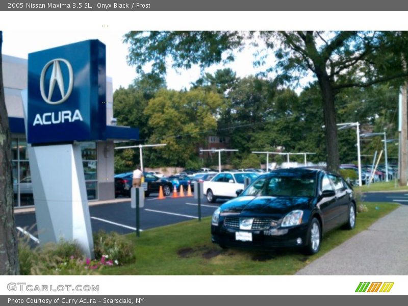 Onyx Black / Frost 2005 Nissan Maxima 3.5 SL