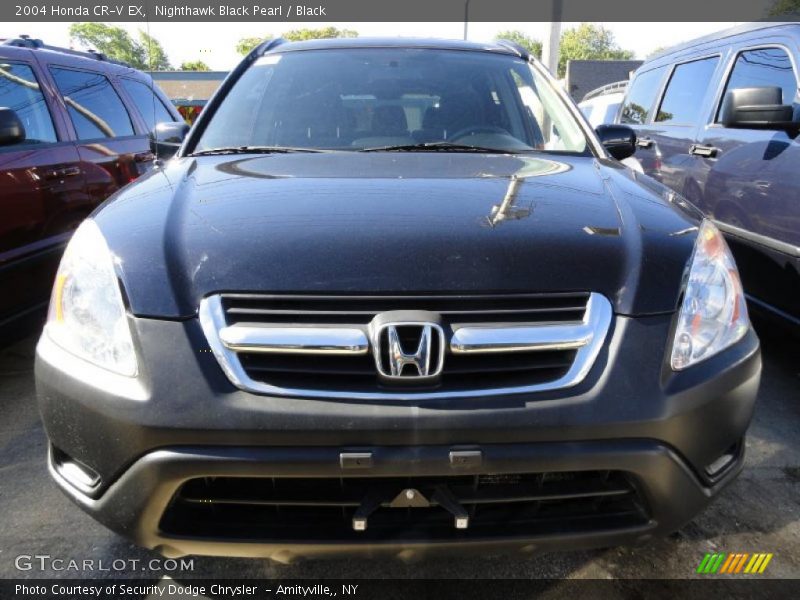 Nighthawk Black Pearl / Black 2004 Honda CR-V EX