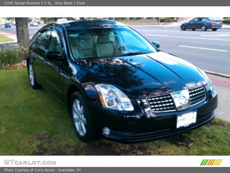 Onyx Black / Frost 2005 Nissan Maxima 3.5 SL
