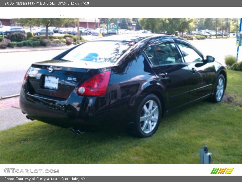 Onyx Black / Frost 2005 Nissan Maxima 3.5 SL