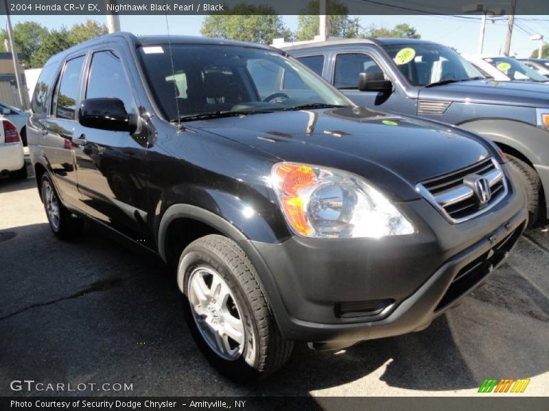 Nighthawk Black Pearl / Black 2004 Honda CR-V EX