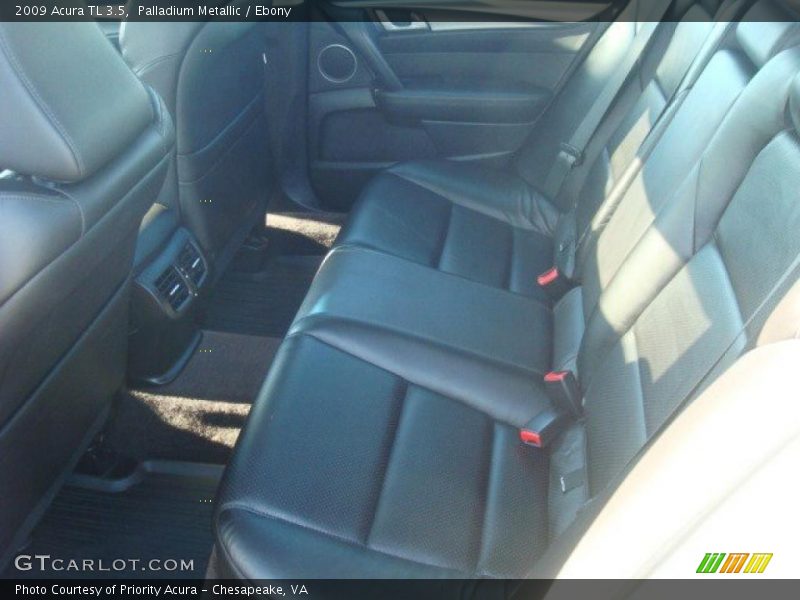 Palladium Metallic / Ebony 2009 Acura TL 3.5