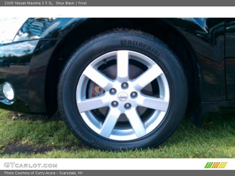 Onyx Black / Frost 2005 Nissan Maxima 3.5 SL