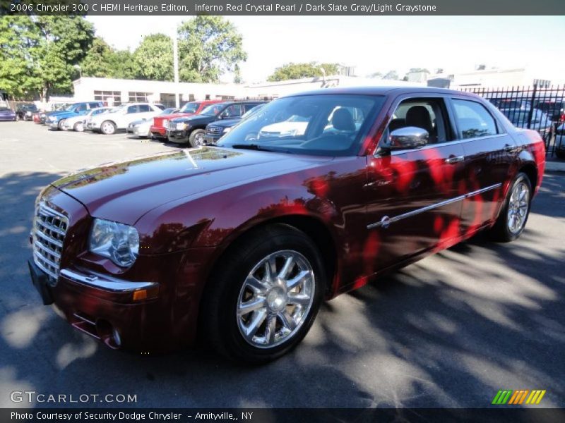 Inferno Red Crystal Pearl / Dark Slate Gray/Light Graystone 2006 Chrysler 300 C HEMI Heritage Editon