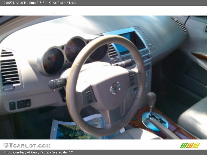 Onyx Black / Frost 2005 Nissan Maxima 3.5 SL