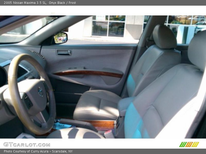 Onyx Black / Frost 2005 Nissan Maxima 3.5 SL