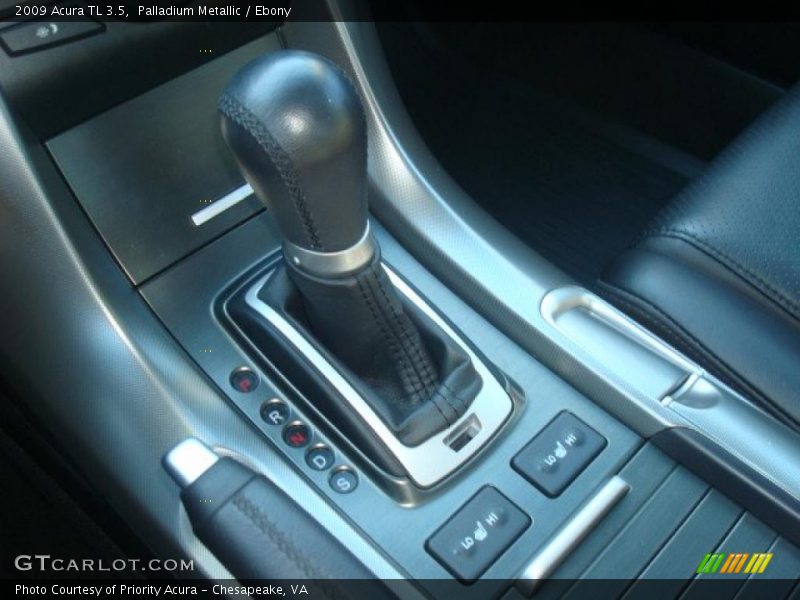 Palladium Metallic / Ebony 2009 Acura TL 3.5