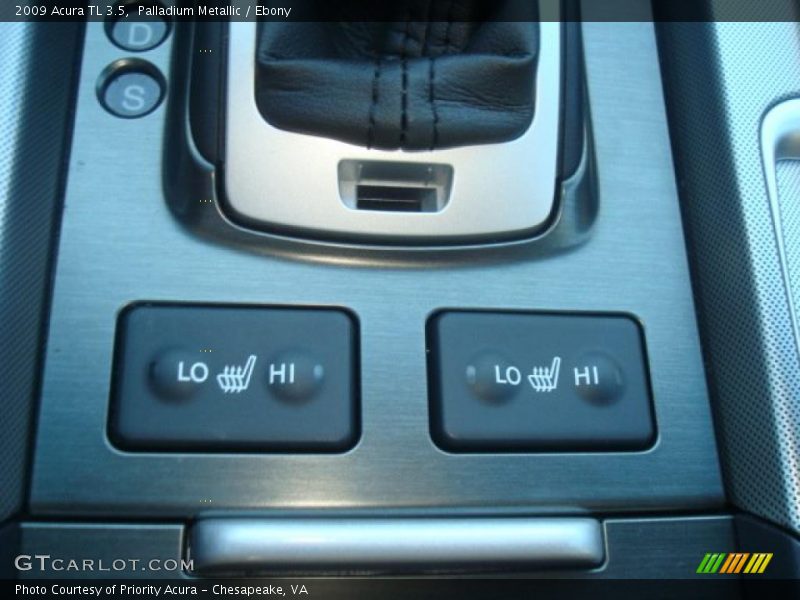 Palladium Metallic / Ebony 2009 Acura TL 3.5