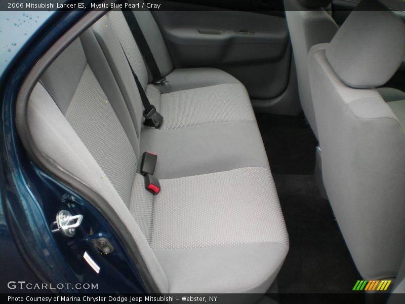 Mystic Blue Pearl / Gray 2006 Mitsubishi Lancer ES
