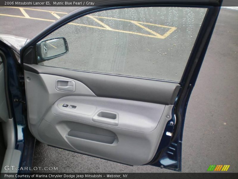 Mystic Blue Pearl / Gray 2006 Mitsubishi Lancer ES