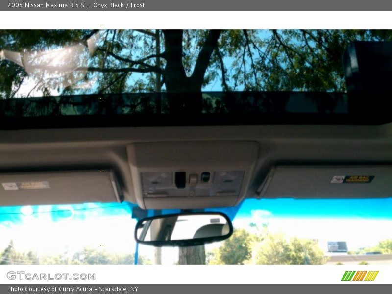 Onyx Black / Frost 2005 Nissan Maxima 3.5 SL