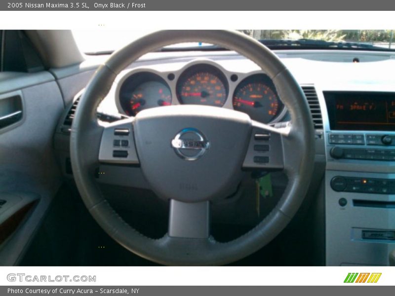 Onyx Black / Frost 2005 Nissan Maxima 3.5 SL