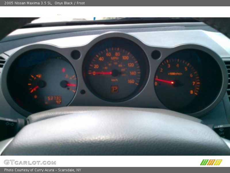 Onyx Black / Frost 2005 Nissan Maxima 3.5 SL