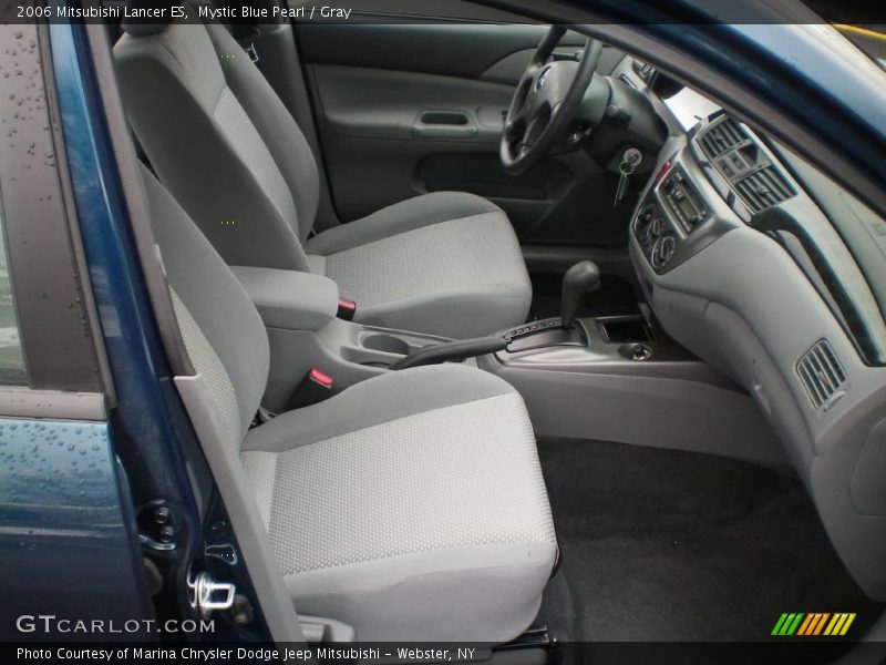 Mystic Blue Pearl / Gray 2006 Mitsubishi Lancer ES
