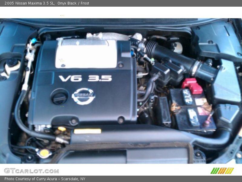 Onyx Black / Frost 2005 Nissan Maxima 3.5 SL