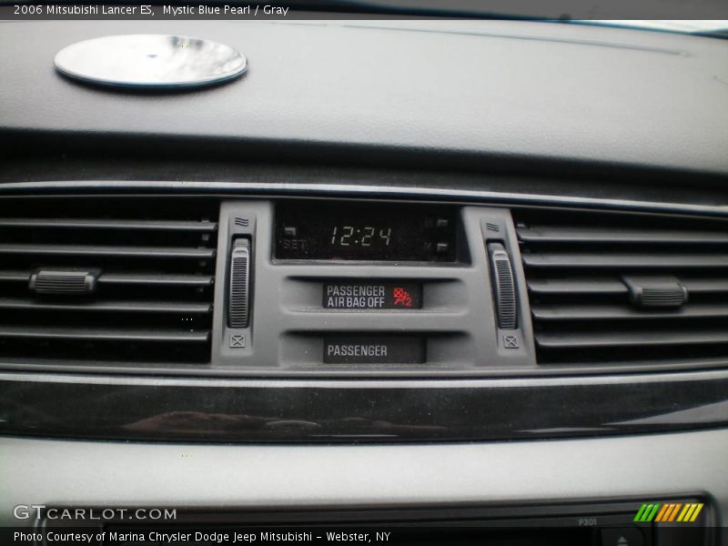 Mystic Blue Pearl / Gray 2006 Mitsubishi Lancer ES