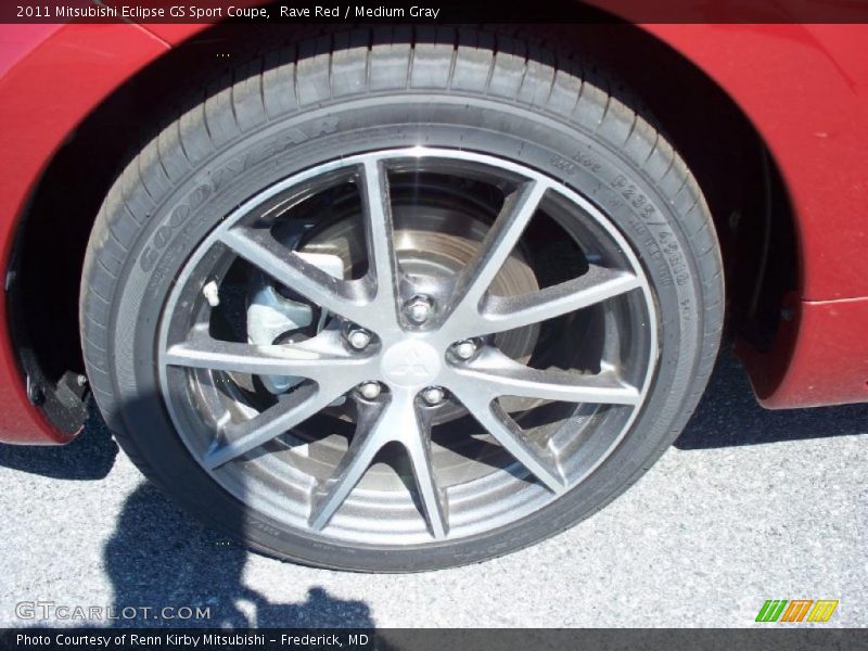 Rave Red / Medium Gray 2011 Mitsubishi Eclipse GS Sport Coupe