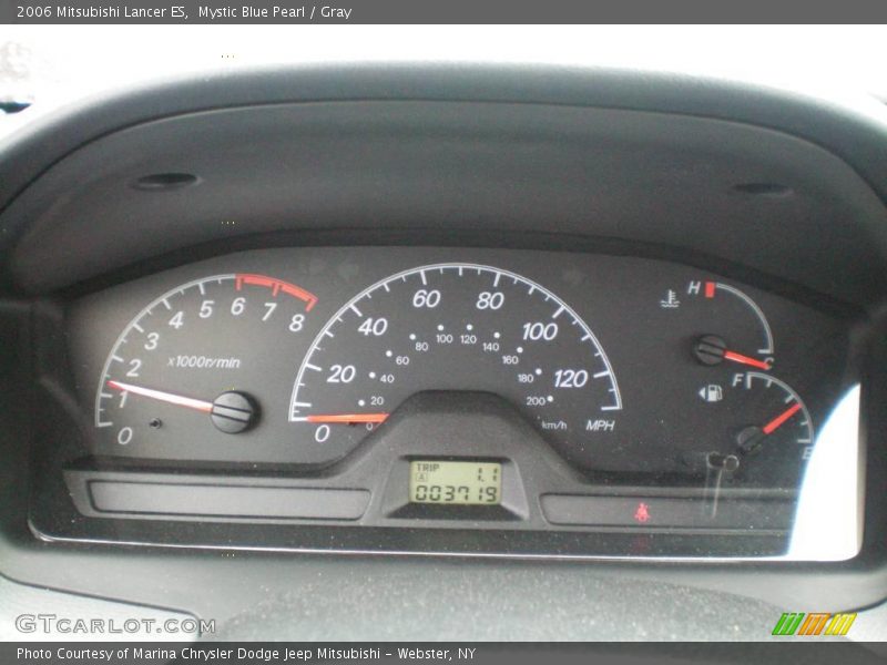 Mystic Blue Pearl / Gray 2006 Mitsubishi Lancer ES