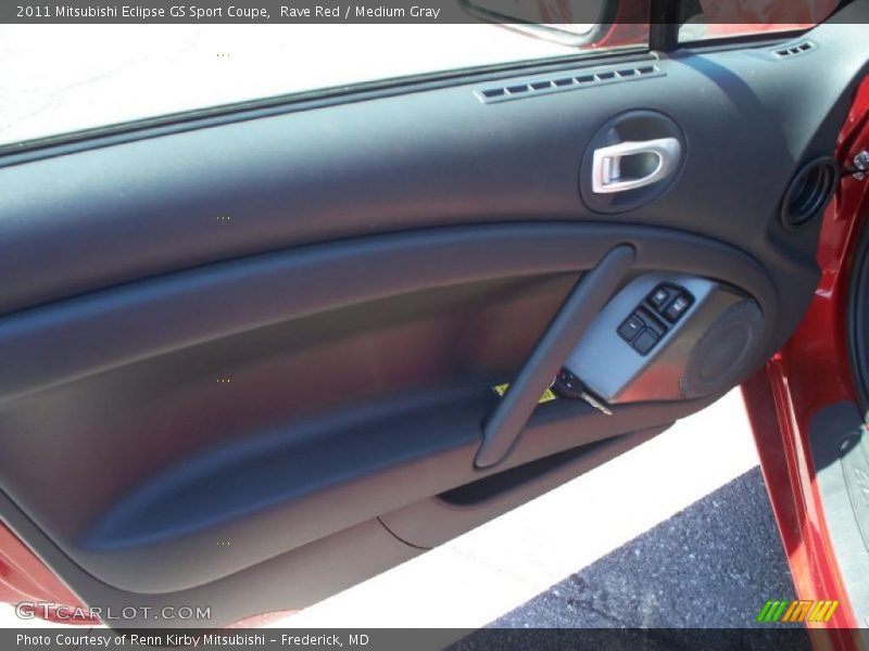 Rave Red / Medium Gray 2011 Mitsubishi Eclipse GS Sport Coupe