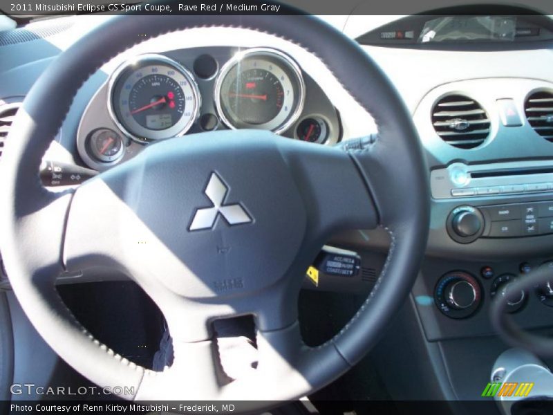 Rave Red / Medium Gray 2011 Mitsubishi Eclipse GS Sport Coupe