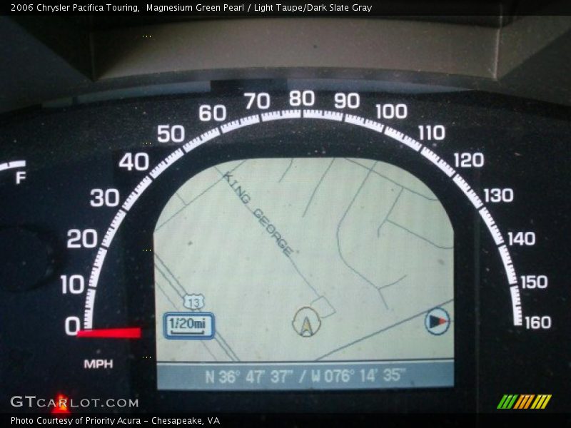Magnesium Green Pearl / Light Taupe/Dark Slate Gray 2006 Chrysler Pacifica Touring